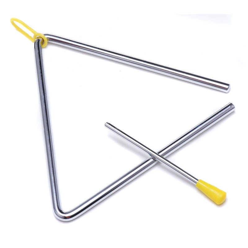 TDOCK 7 Inch Musical Steel Triangle Percussion Instrument With Striker - Image 3